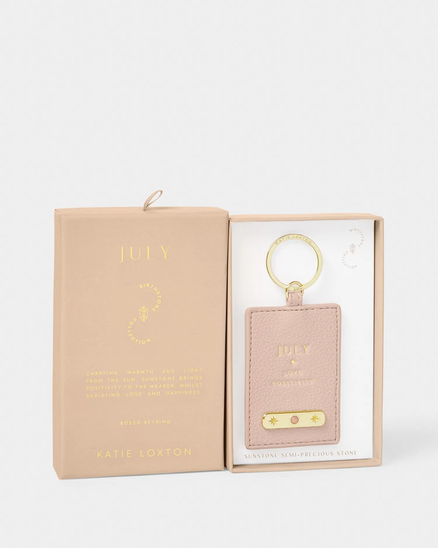 Katie Loxton ' Birthstone Keyring July Discount