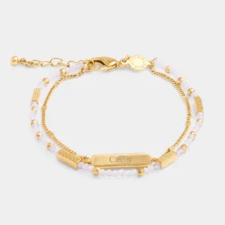 Katie Loxton ' Waterproof Gold Birthstone Bracelet June Outlet