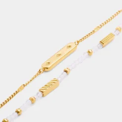 Katie Loxton ' Waterproof Gold Birthstone Bracelet June Outlet