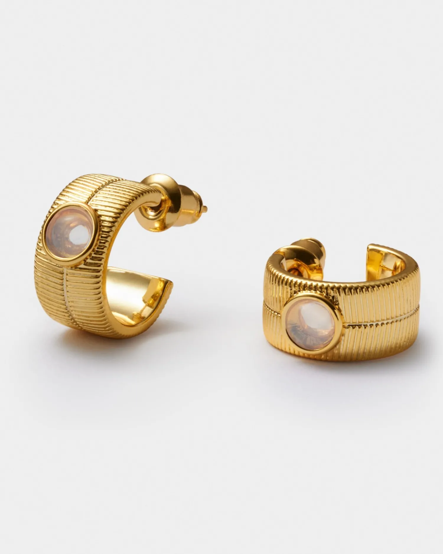 Katie Loxton ' Waterproof Gold Birthstone Hoop Earrings June Sale