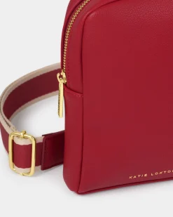 Katie Loxton Kaite Sling Bag Garnet Red Discount