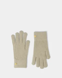 Katie Loxton Knitted Gloves Light Sand