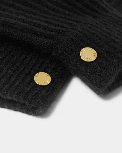 Katie Loxton Knitted Gloves Black New