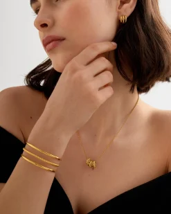 Katie Loxton Laia Waterproof Gold Bangle Sale