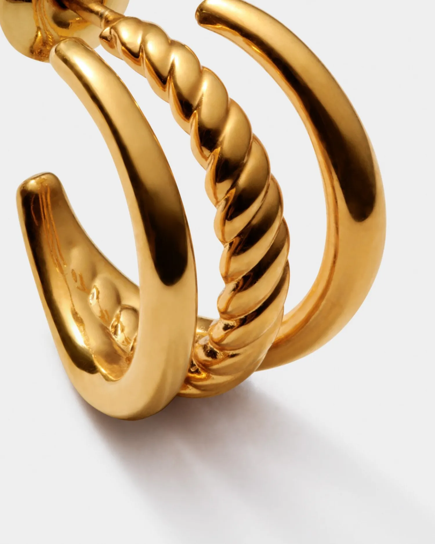Katie Loxton Laia Waterproof Gold Illusion Hoop Earrings Hot
