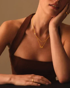 Katie Loxton Laia Waterproof Gold Necklace New
