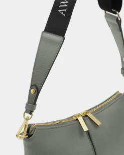 Katie Loxton Laila Crossbody Bag Graphite Green