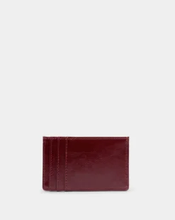 Katie Loxton Laila Patent Crackle Card Holder Cherry
