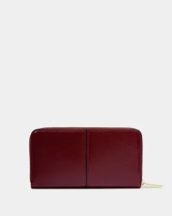 Katie Loxton Laila Patent Crackle Purse Cherry