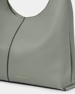 Katie Loxton Laila Shoulder Bag Graphite Green New
