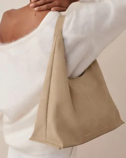 Katie Loxton Laila Suedette Shoulder Bag Light Taupe