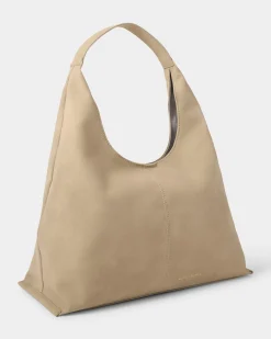 Katie Loxton Laila Suedette Shoulder Bag Light Taupe