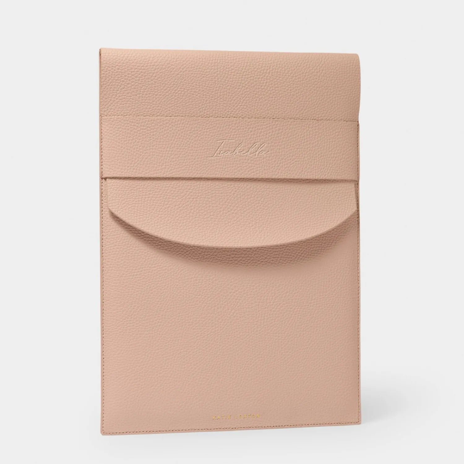 Katie Loxton Laptop Sleeve 'Dream Big, Work Hard, Make It Happen' Nude Pink Hot