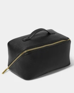 Katie Loxton Large Make Up & Wash Bag Black Clearance
