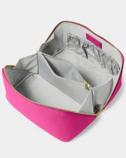 Katie Loxton Large Make Up And Wash Bag Magenta Online