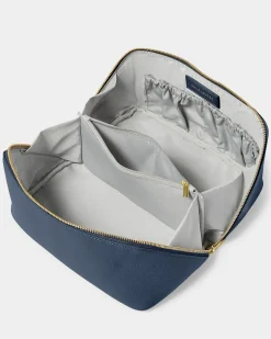 Katie Loxton Large Make Up And Wash Bag Navy Online