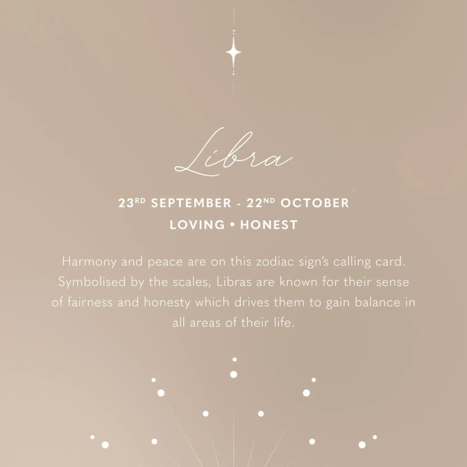 Katie Loxton Libra' Waterproof Gold Zodiac Necklace 23rd Sep 22nd Oct Online