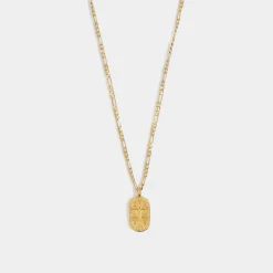 Katie Loxton Libra' Waterproof Gold Zodiac Necklace 23rd Sep 22nd Oct Online