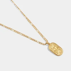 Katie Loxton Libra' Waterproof Gold Zodiac Necklace 23rd Sep 22nd Oct Online
