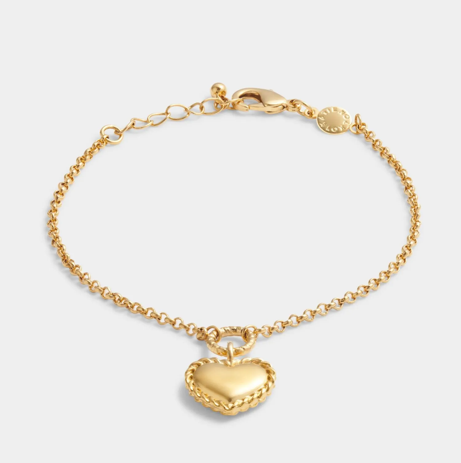 Katie Loxton Love' Waterproof Gold Heart Bracelet Discount