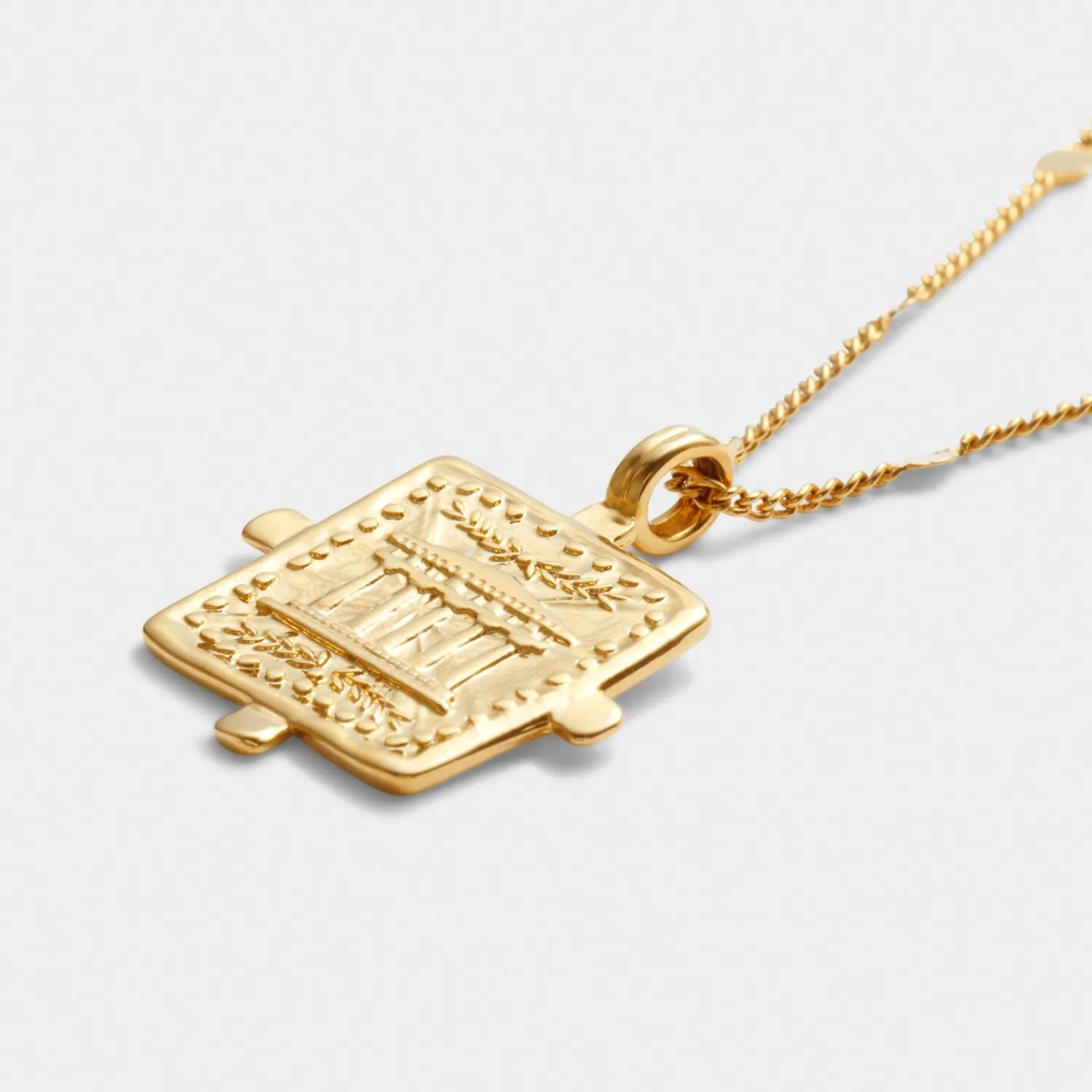 Katie Loxton Luck' Waterproof Gold Antique Coin Necklace Online
