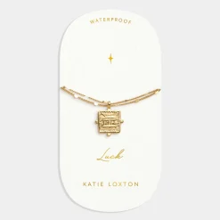 Katie Loxton Luck' Waterproof Gold Antique Coin Bracelet Discount