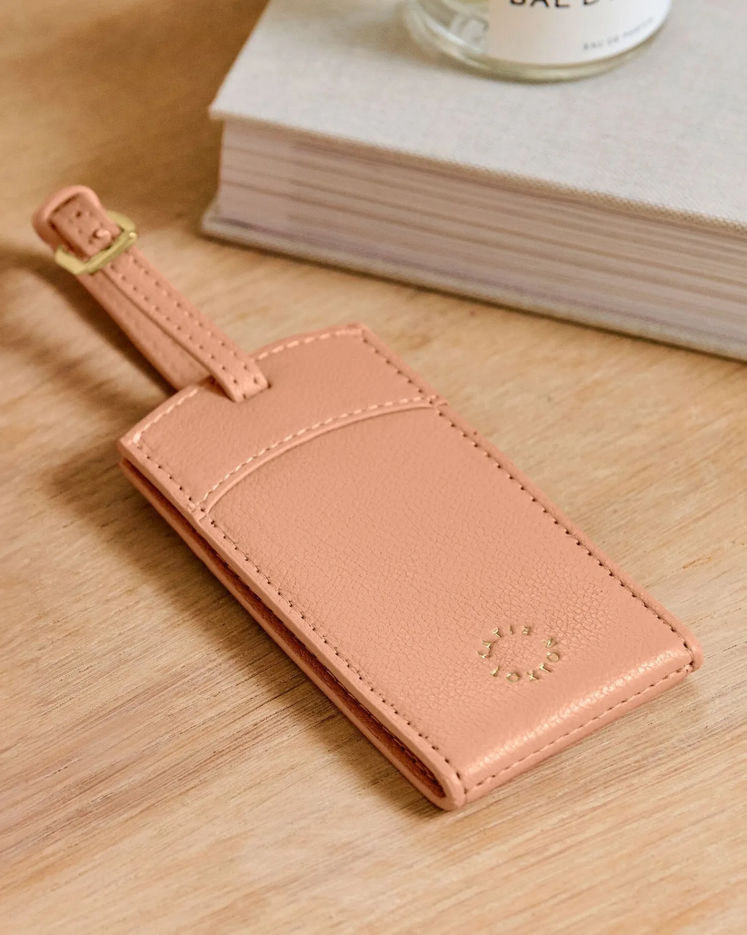 Katie Loxton Luggage Tag Peony Blush New
