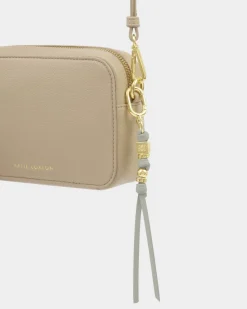 Katie Loxton Lyla Bag Charm Keyring Green Mist Clearance