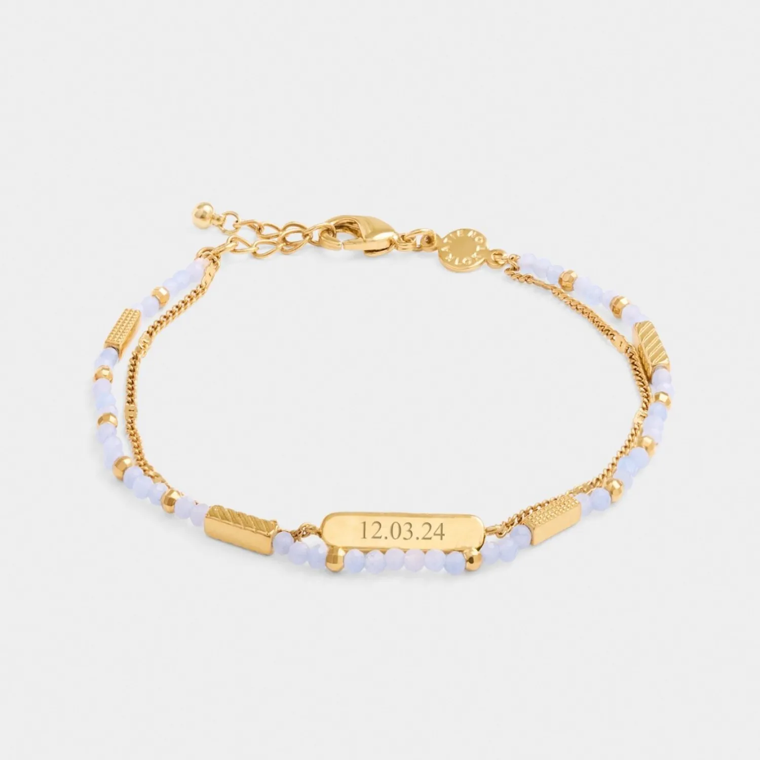 Katie Loxton ' Waterproof Gold Birthstone Bracelet March Sale