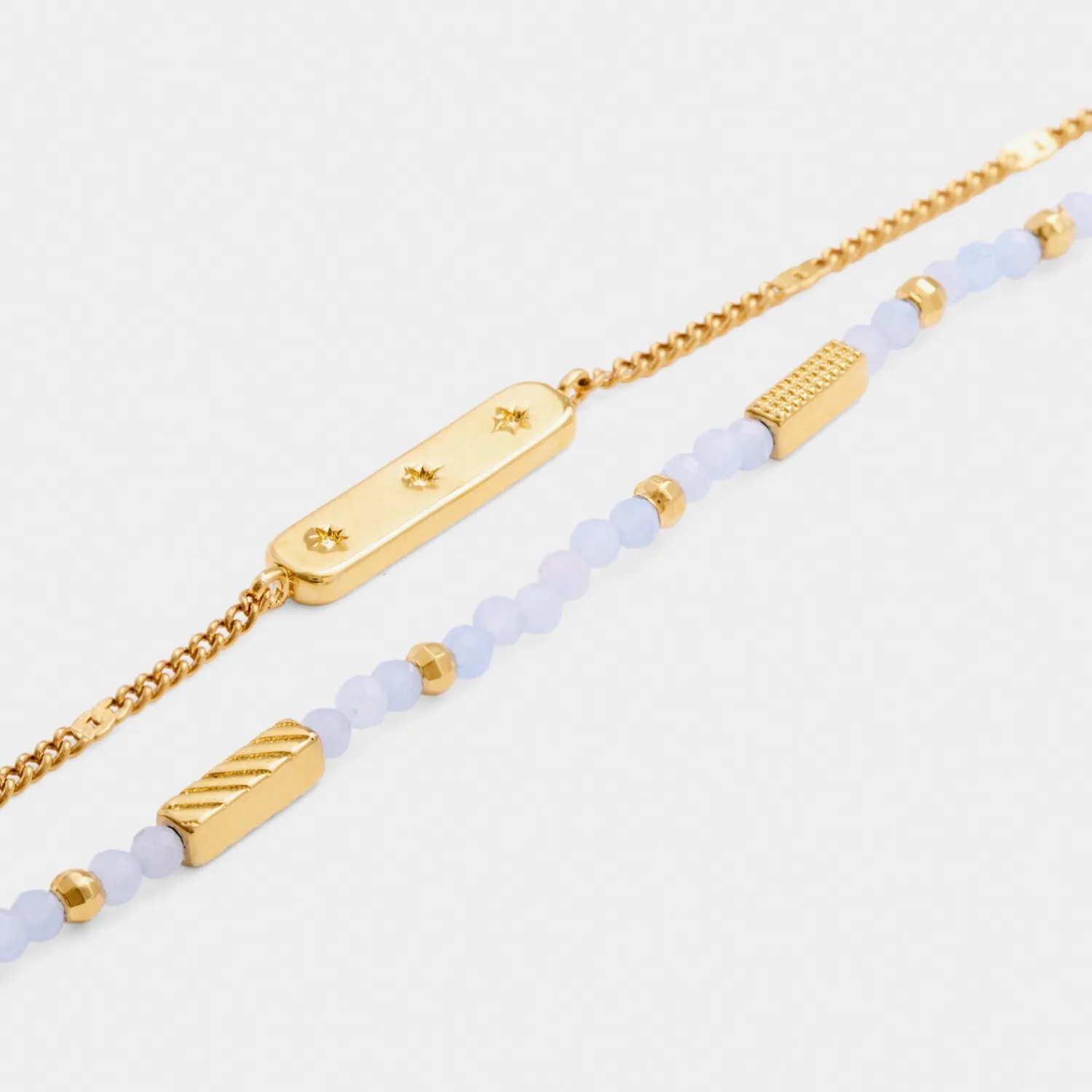 Katie Loxton ' Waterproof Gold Birthstone Bracelet March Sale
