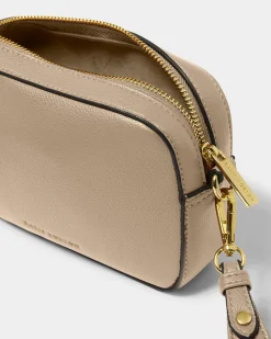 Katie Loxton Marni Mini Crossbody Bag Light Taupe New