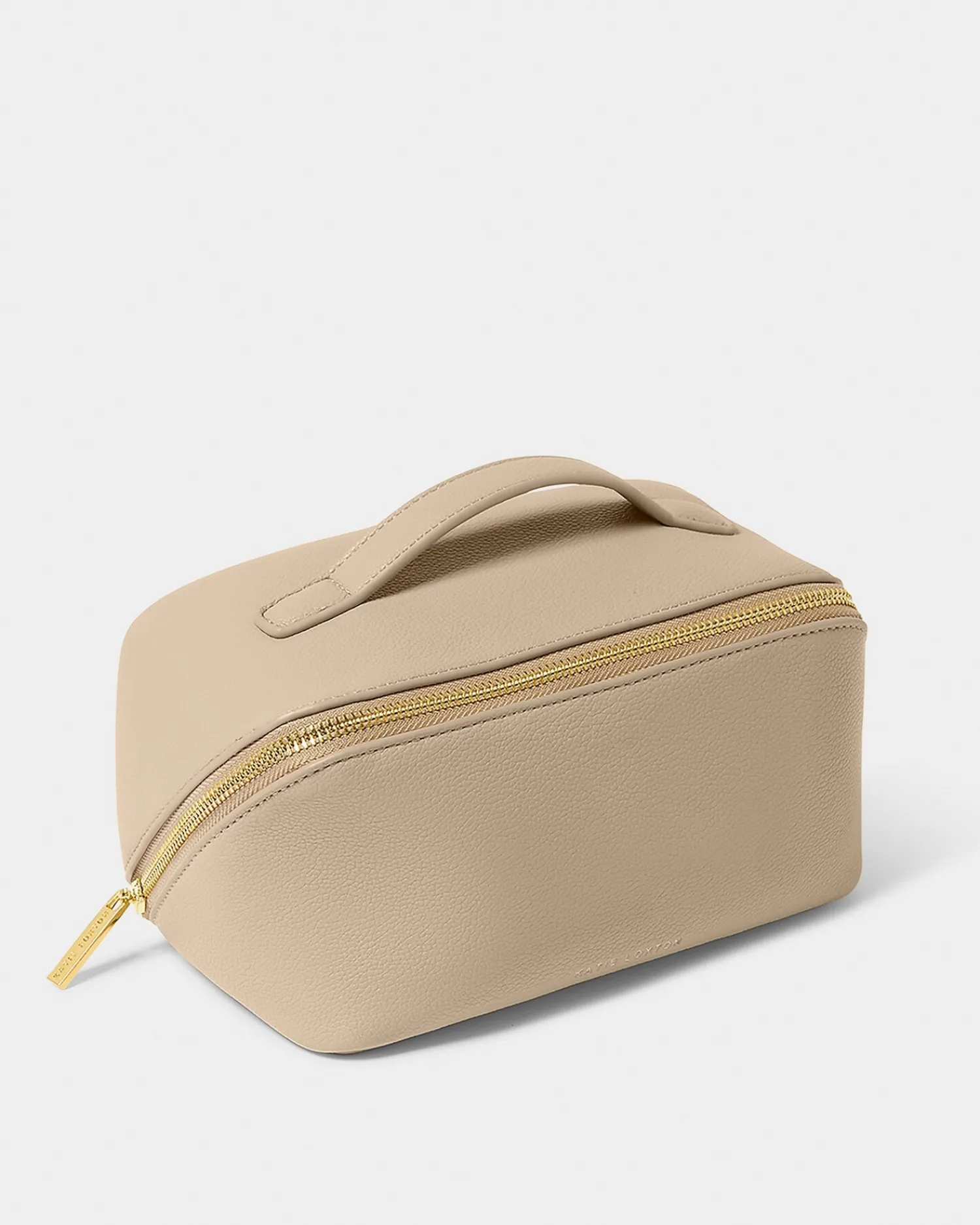 Katie Loxton Medium Make Up & Wash Bag Light Taupe Best