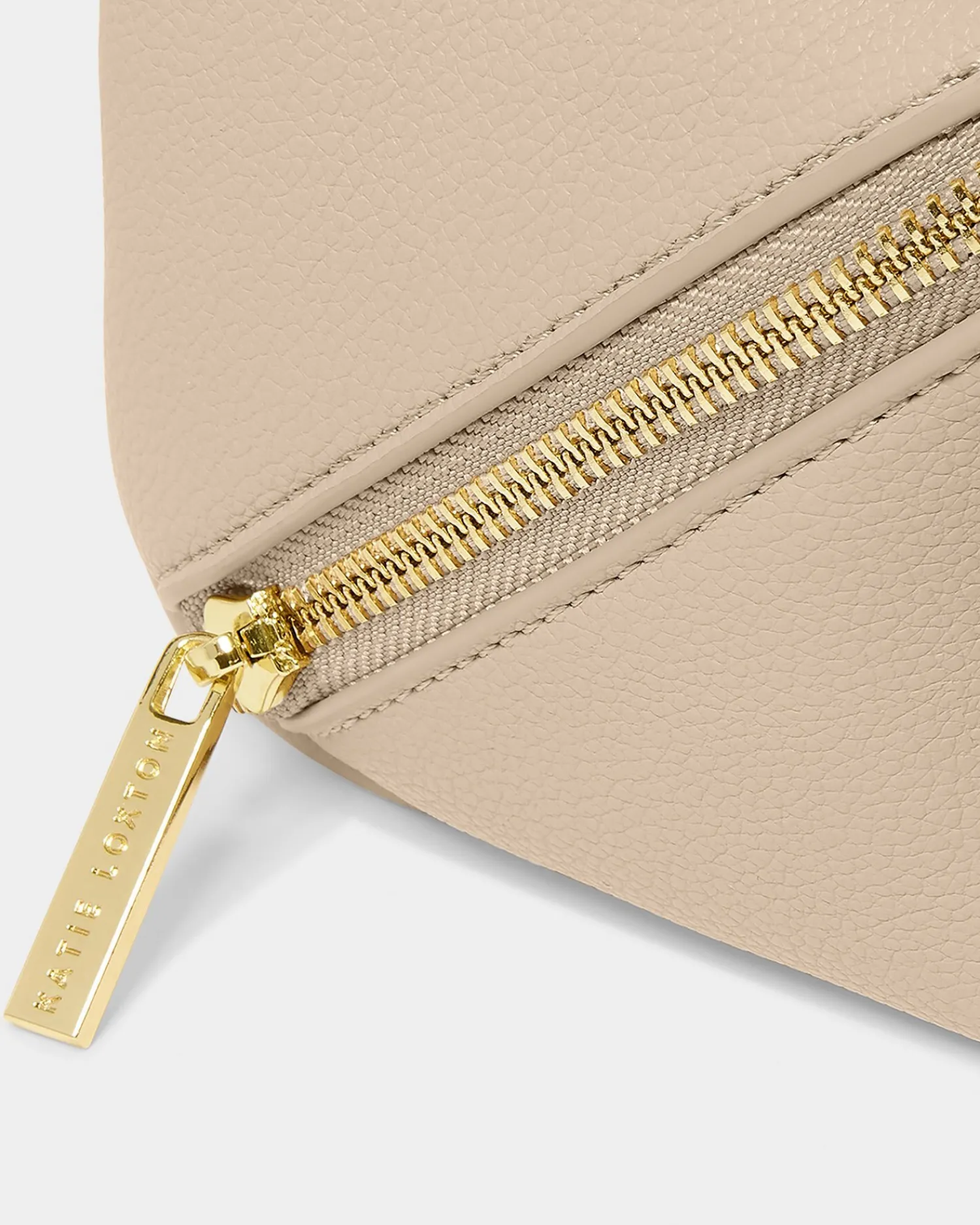 Katie Loxton Medium Make Up & Wash Bag Light Taupe Best