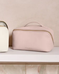 Katie Loxton Medium Make Up & Wash Bag Dusty Pink Hot