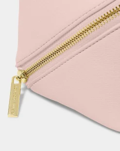 Katie Loxton Medium Make Up & Wash Bag Dusty Pink Hot