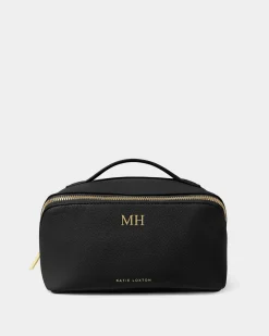 Katie Loxton Medium Make Up & Wash Bag Black Discount