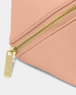 Katie Loxton Medium Make Up And Wash Bag 'Love You Mum' Peony Blush Best