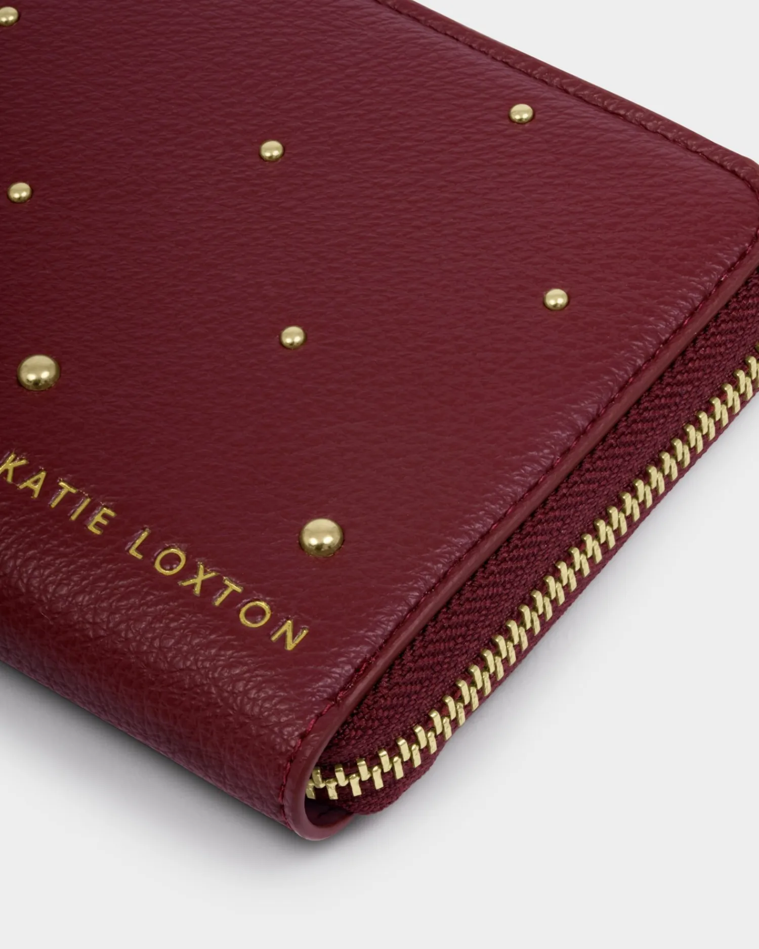 Katie Loxton Meela Studded Purse Cherry Outlet