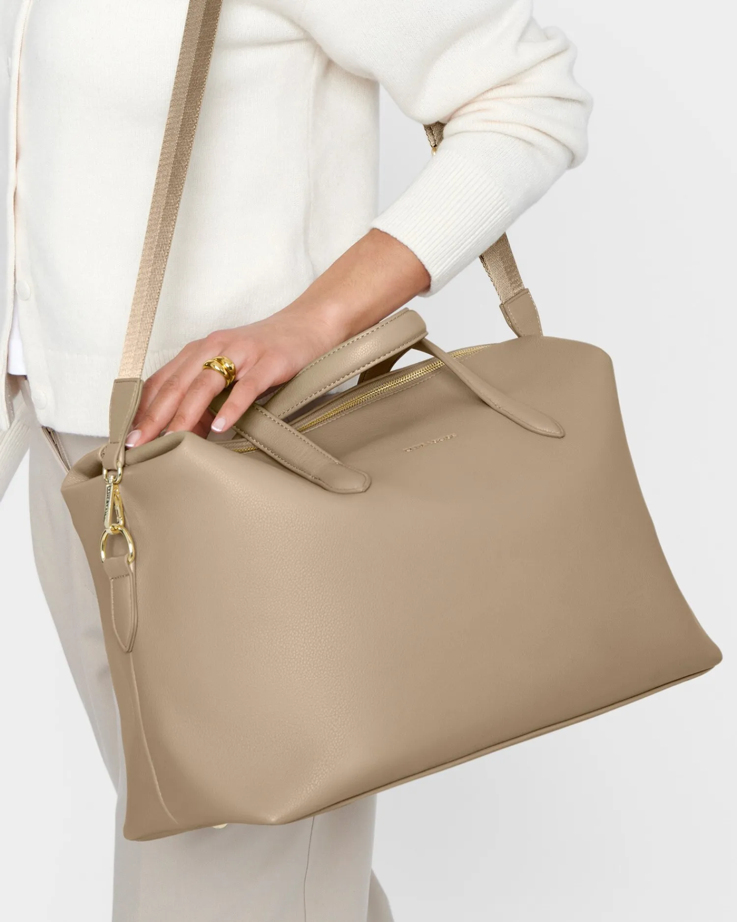 Katie Loxton Milan Cabin Bag Light Taupe New