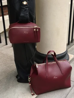 Katie Loxton Milan Cabin Bag Cherry Best