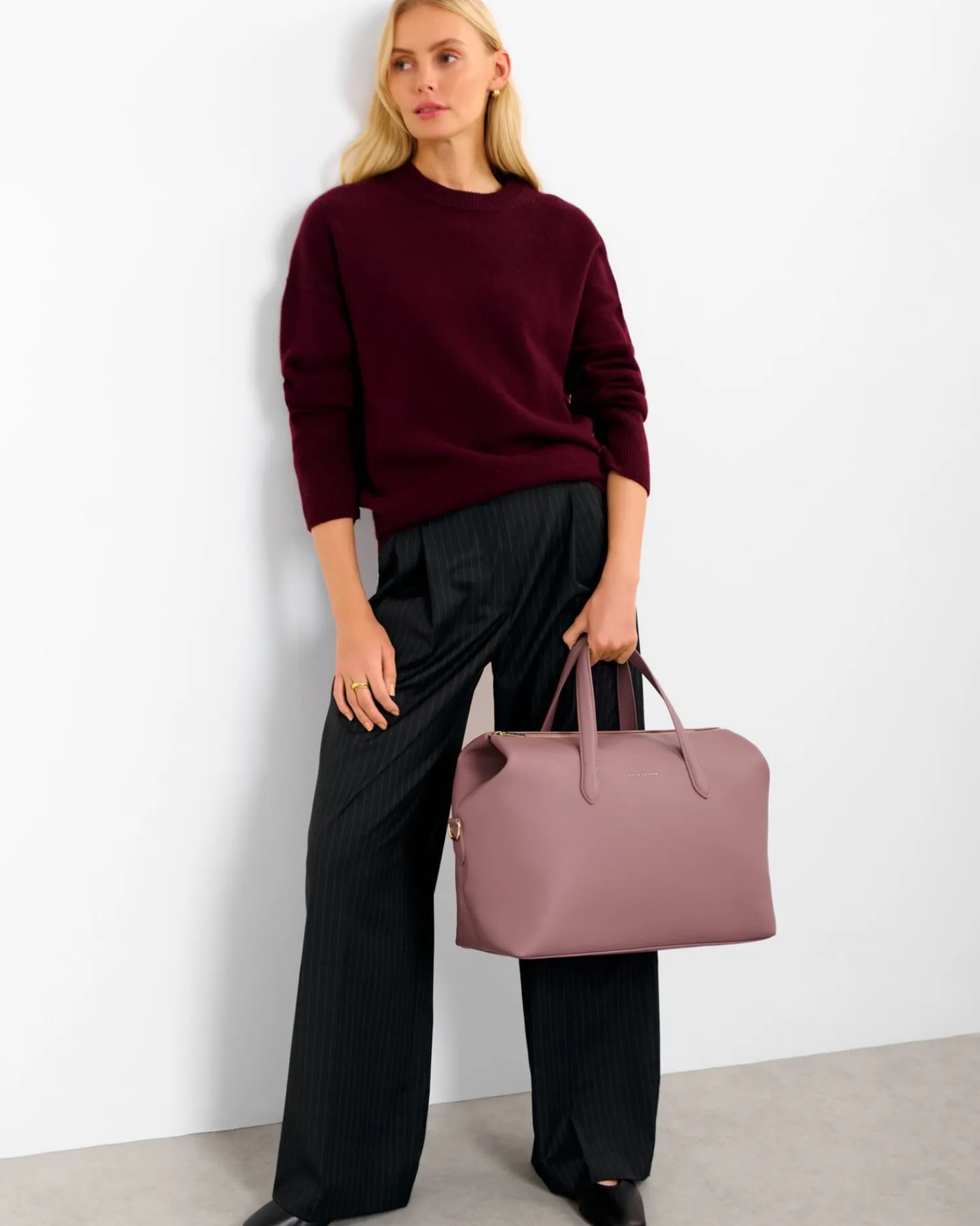Katie Loxton Milan Cabin Bag Deep Rose