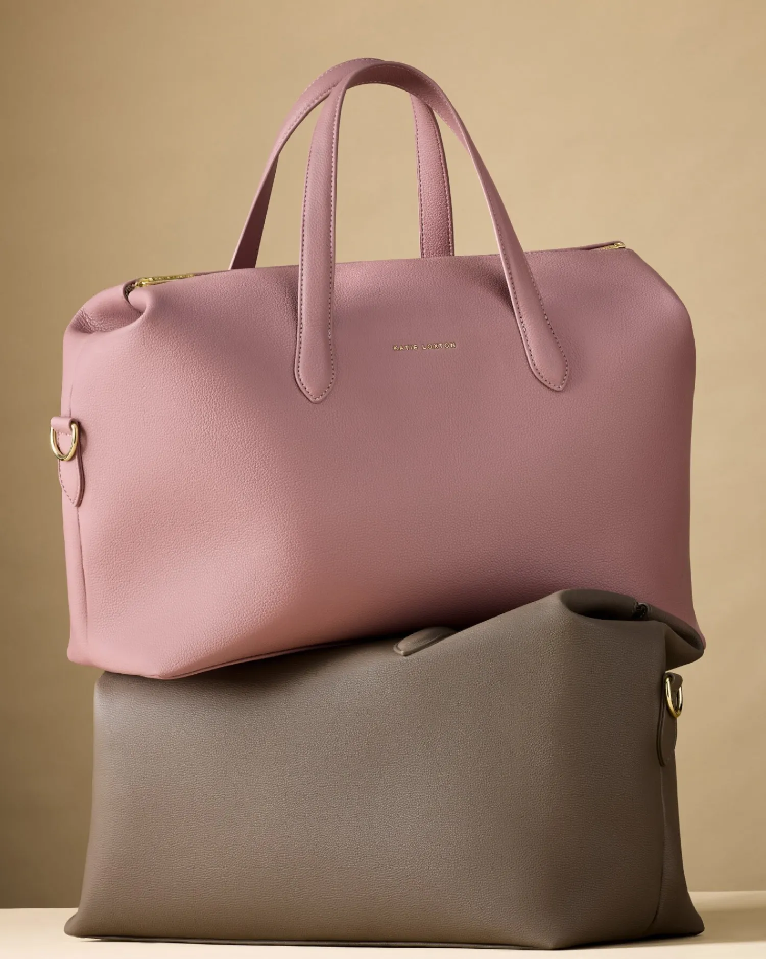 Katie Loxton Milan Cabin Bag Deep Rose