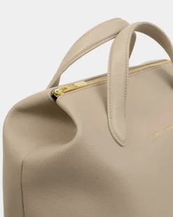 Katie Loxton Milan Cabin Travel Backpack Light Taupe Clearance