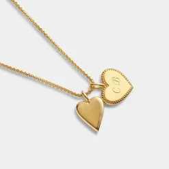 Katie Loxton ' Waterproof Gold Bridal Charm Necklace Miss To Mrs Clearance