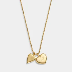 Katie Loxton ' Waterproof Gold Bridal Charm Necklace Miss To Mrs Clearance