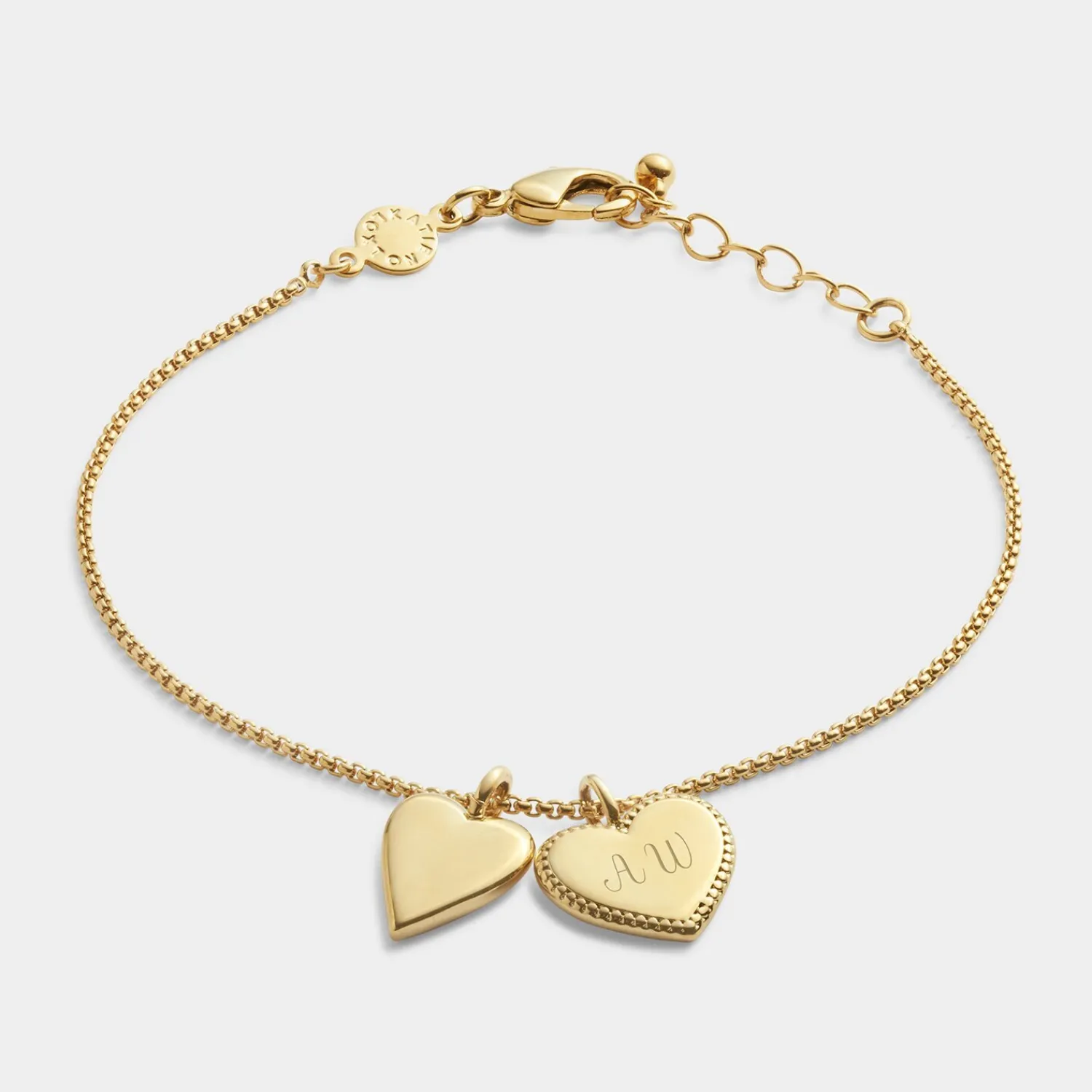 Katie Loxton ' Waterproof Gold Bridal Charm Bracelet Miss To Mrs Outlet