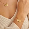 Katie Loxton Mother's Day Waterproof Gold Charm Bracelet Outlet