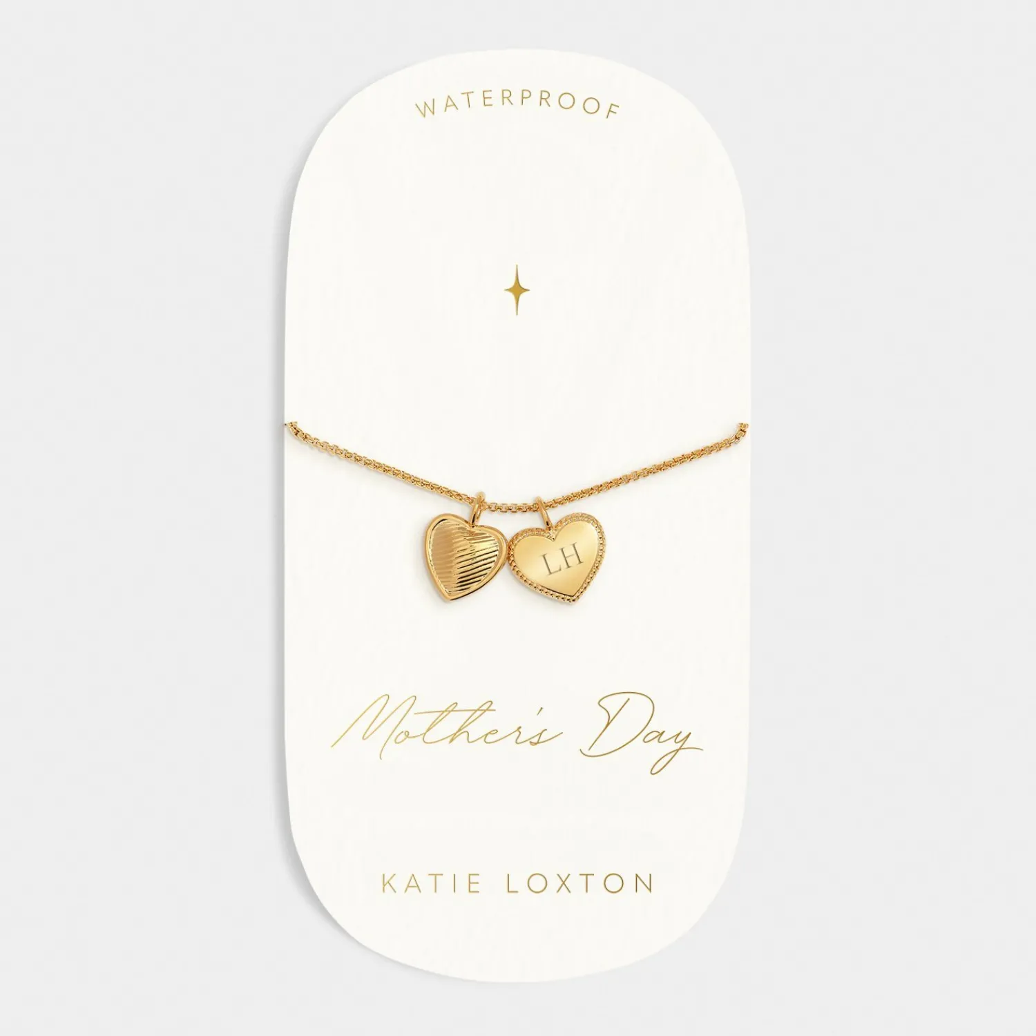 Katie Loxton Mother's Day Waterproof Gold Charm Bracelet Outlet