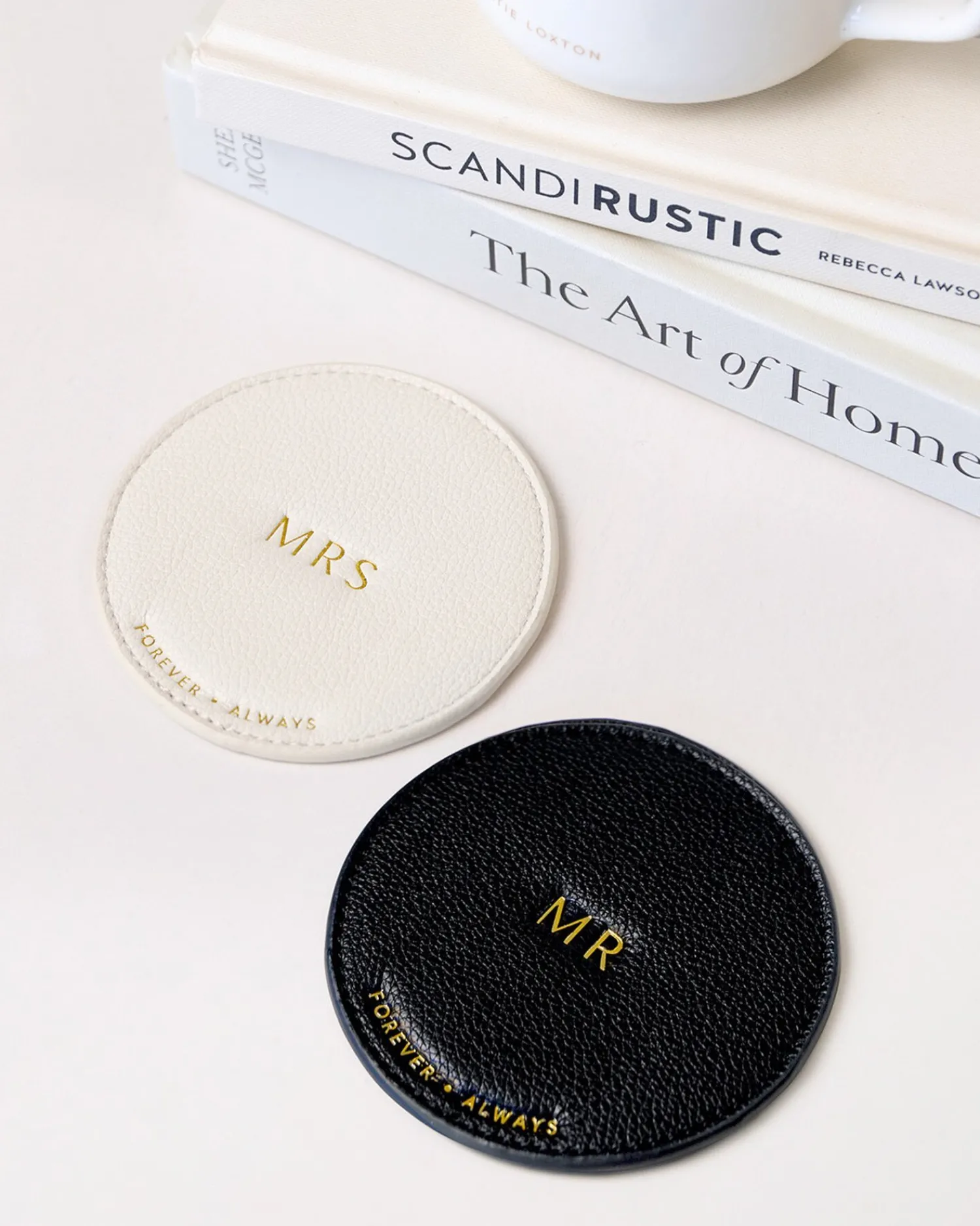 Katie Loxton Mr & Mrs' Coaster Set Discount