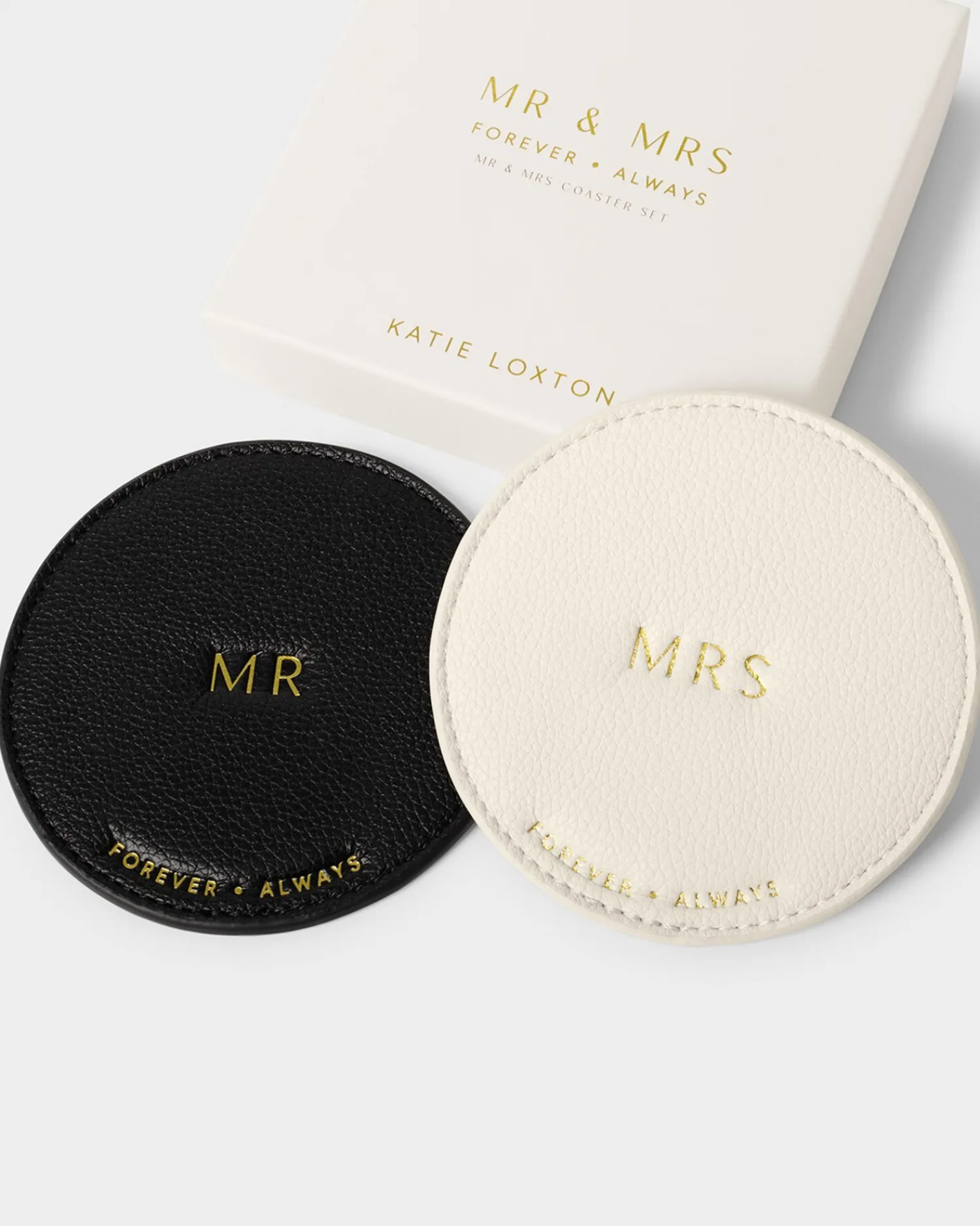 Katie Loxton Mr & Mrs' Coaster Set Discount